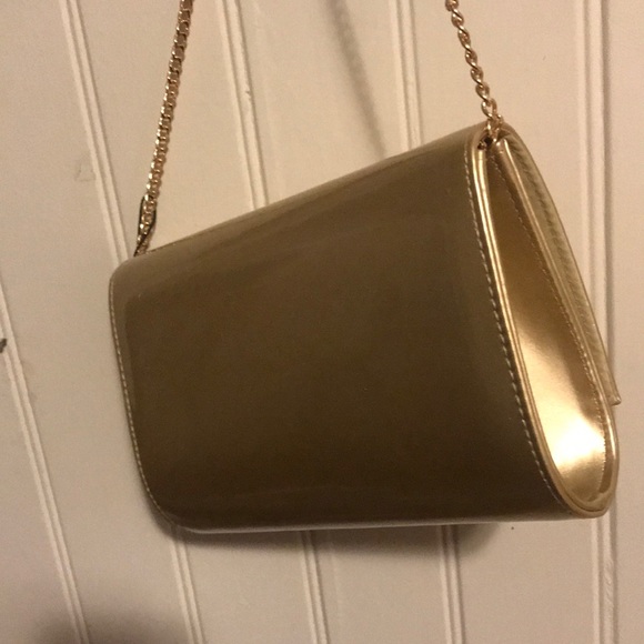Wallyn's Gold metallic evening bag or clutch. NWT - Picture 7 of 8